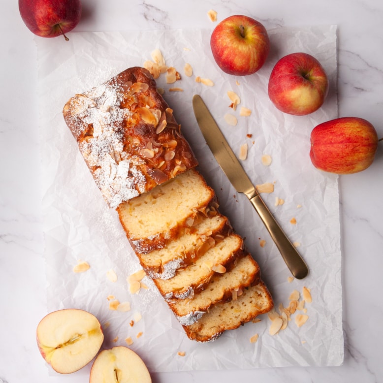 Frisse Yoghurtcake met appel en citroen