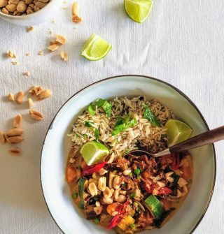 Groentencurry met rijst