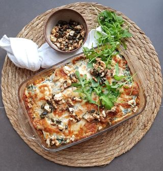 Veggie pompoenlasagne