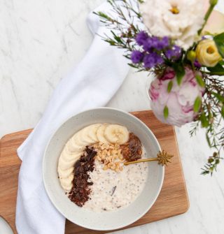 Chocolade overnight oats