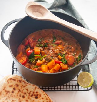 Dahl zoete aardappel - vierkant