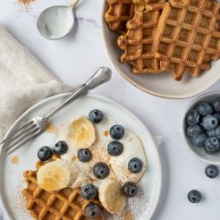 Kruidige pompoenwafels