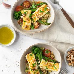 Quinoasalade Halloumi bis