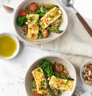 Quinoasalade Halloumi bis
