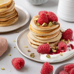 Speltpancakes vlierbloesem framboos - blog-3551