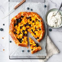 bladerdeegtaart mango - lang