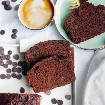 chocolade courgette cake