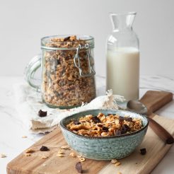 chocolade granola - lang