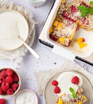 Baked Oats mango