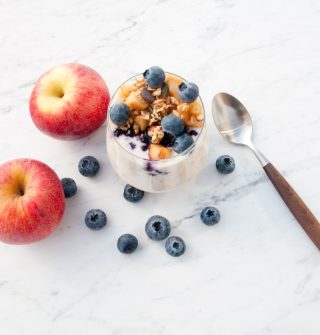 Overnight Oats Blauwe Bes
