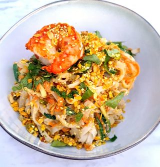 Pad Thai boordevol groentjes
