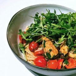 Pasta Puttanesca met tonijn