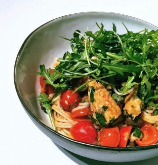 Pasta Puttanesca met tonijn