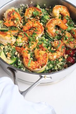 Romige Parelcouscous Met Scampi