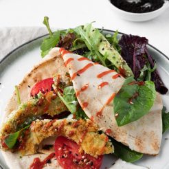 Wrap fried avocado
