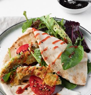 Wrap fried avocado
