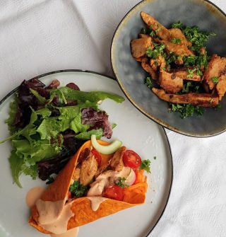 wrap met Poulettekes
